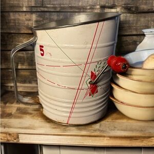 1950s Flour Sifter
